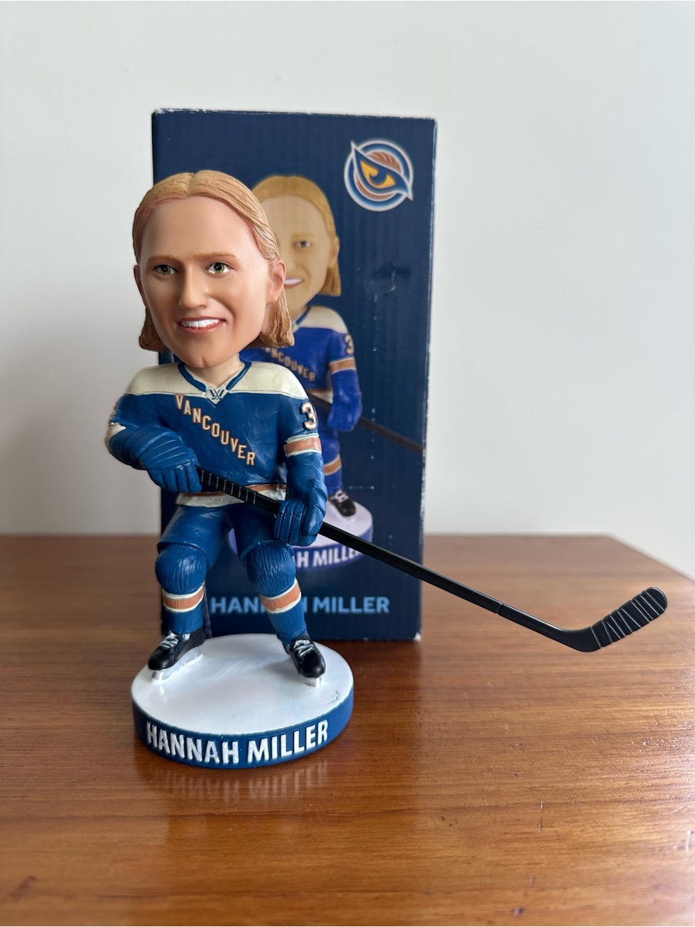 RARE PWHL Goldeneyes Hannah Miller - Hockey Player Bobblehead - Inaugural Season